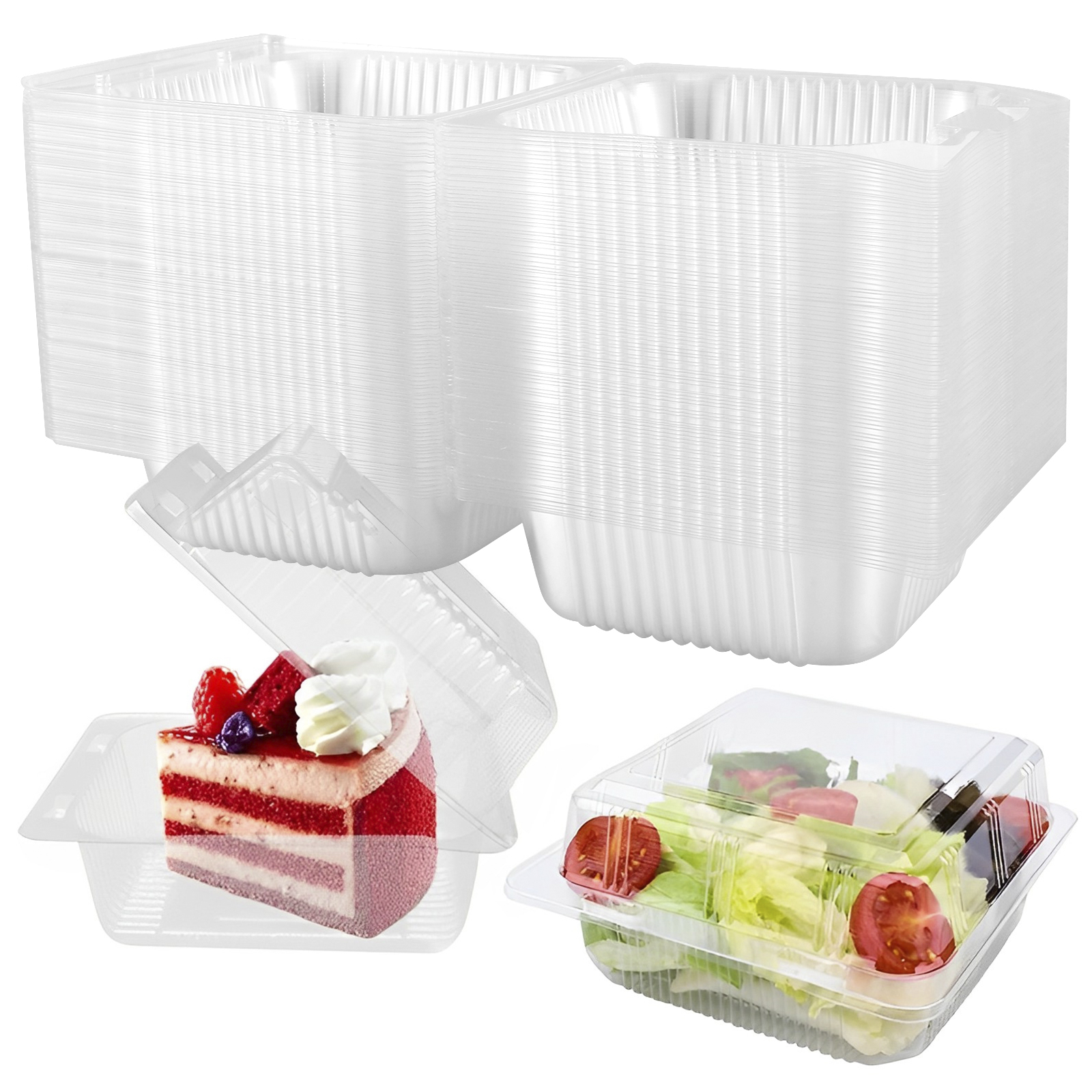 100Pcs Cake Slice Boxes Square - Portion Control Container recensione e prezzo