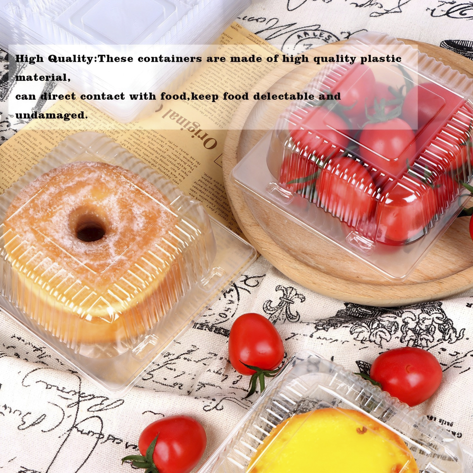 100Pcs Cake Slice Boxes Square - Portion Control Container recensione e prezzo