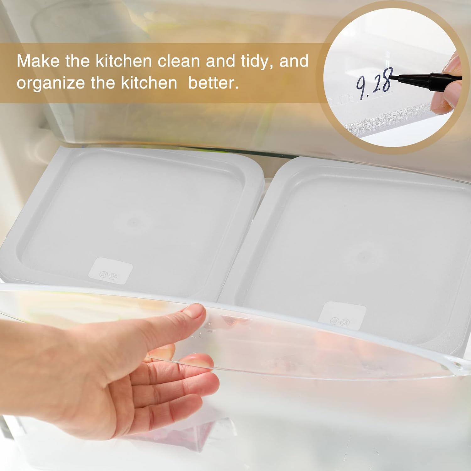 2 Pieces Square Food Storage C - Food Storage Square Containers recensione e prezzo