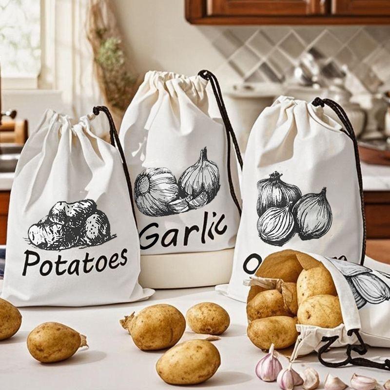 Potato Onion Garlic Pattern St - Food Storage Zipper recensione e prezzo