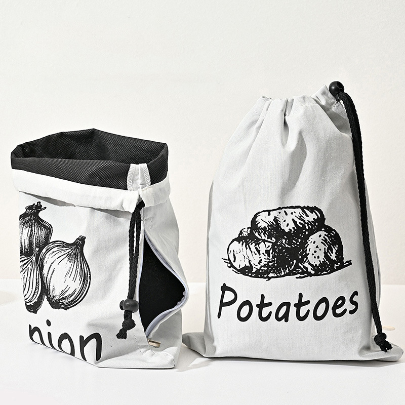 Potato Onion Garlic Pattern St - Food Storage Zipper recensione e prezzo