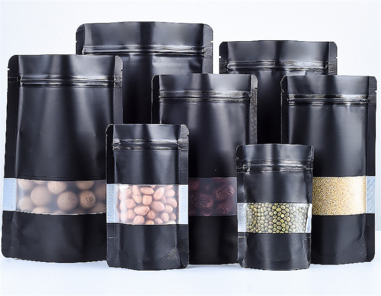 100PCS Stand-up Matte Black Al - Food Storage Zipper recensione e prezzo