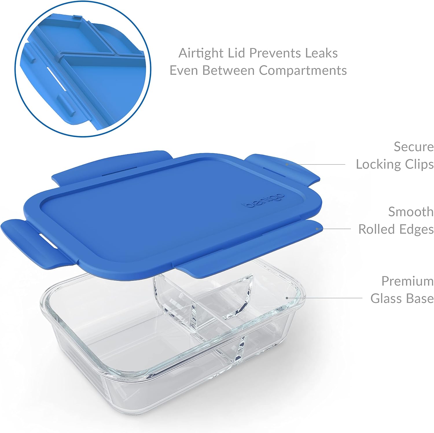 Leak-Proof Bento Lunch Box wit - Portion Control Container recensione e prezzo