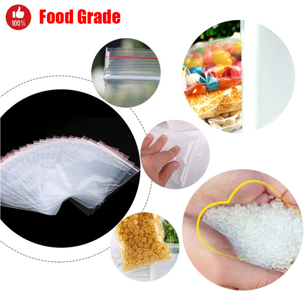 100PCS 0.05mm Thickness Transp - Food Storage Zipper recensione e prezzo