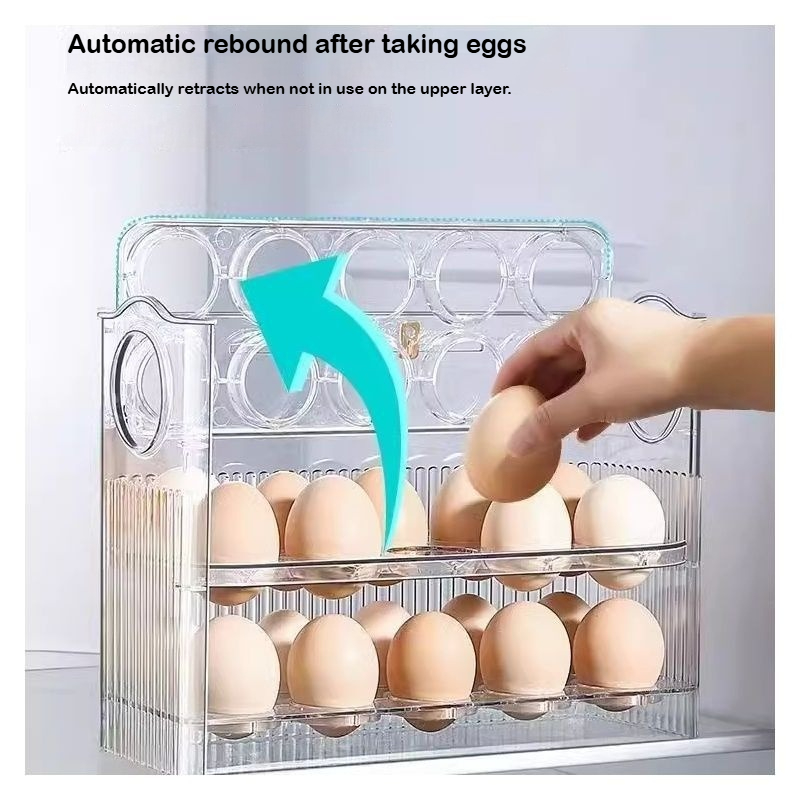 Automatic Rebound Egg Storage  - Food Storage With Dividers recensione e prezzo
