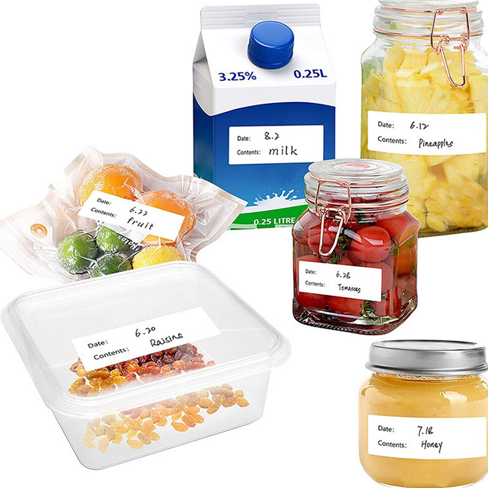 1 Roll Portable Food Labels fo - Food Storage Jar Labels recensione e prezzo