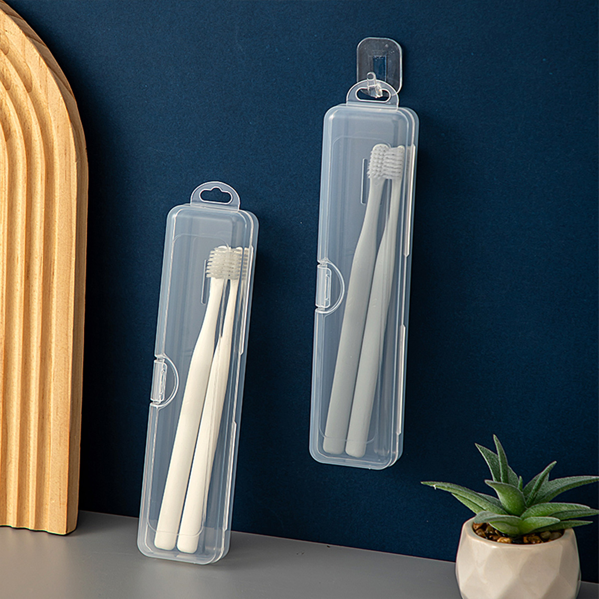 WORTHBUY Toothbrush Box Transp - Food Storage With Dividers recensione e prezzo
