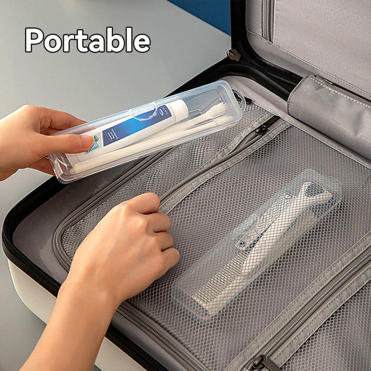 WORTHBUY Toothbrush Box Transp - Food Storage With Dividers recensione e prezzo