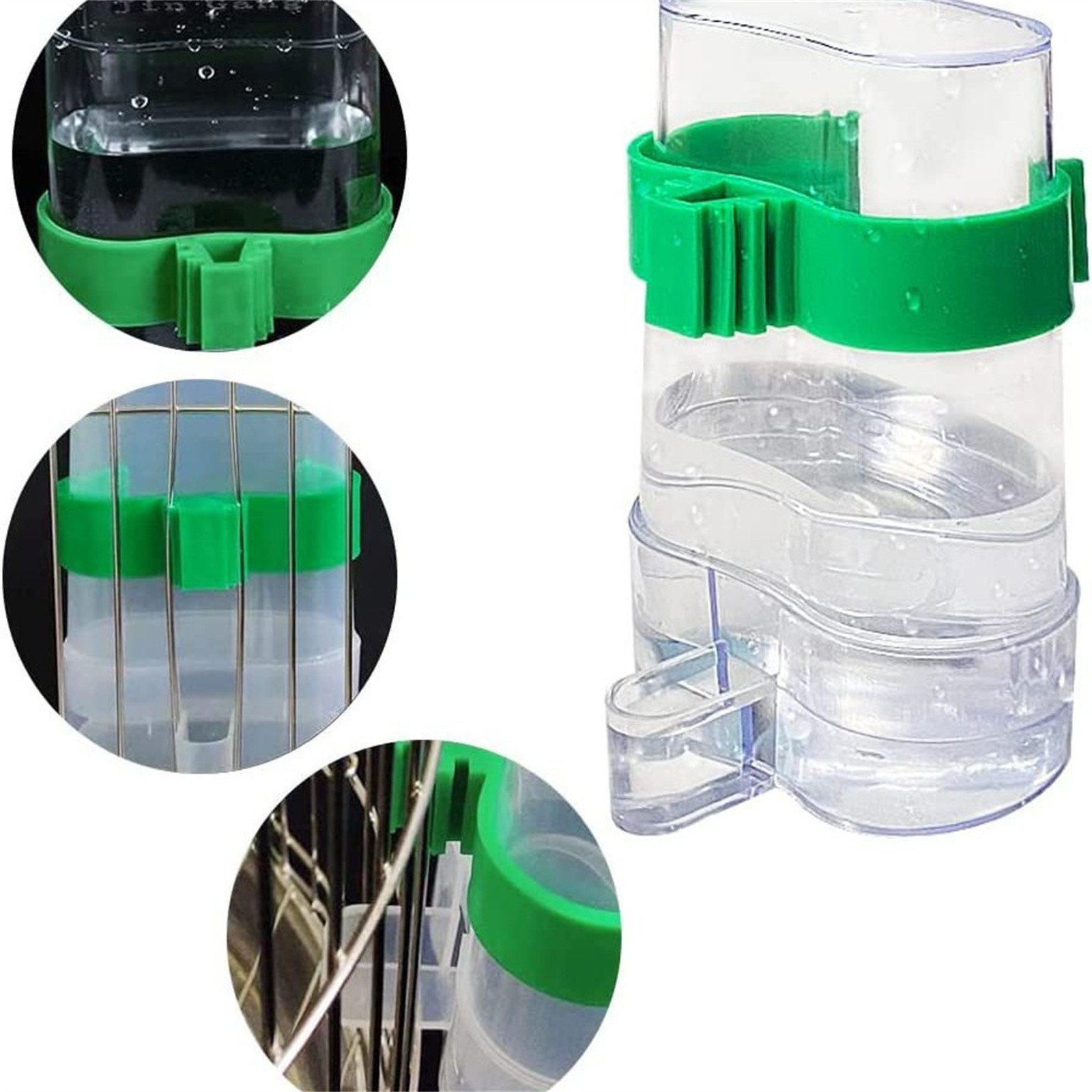 Bird Water Drinker Feeder Cont - Portion Control Container recensione e prezzo