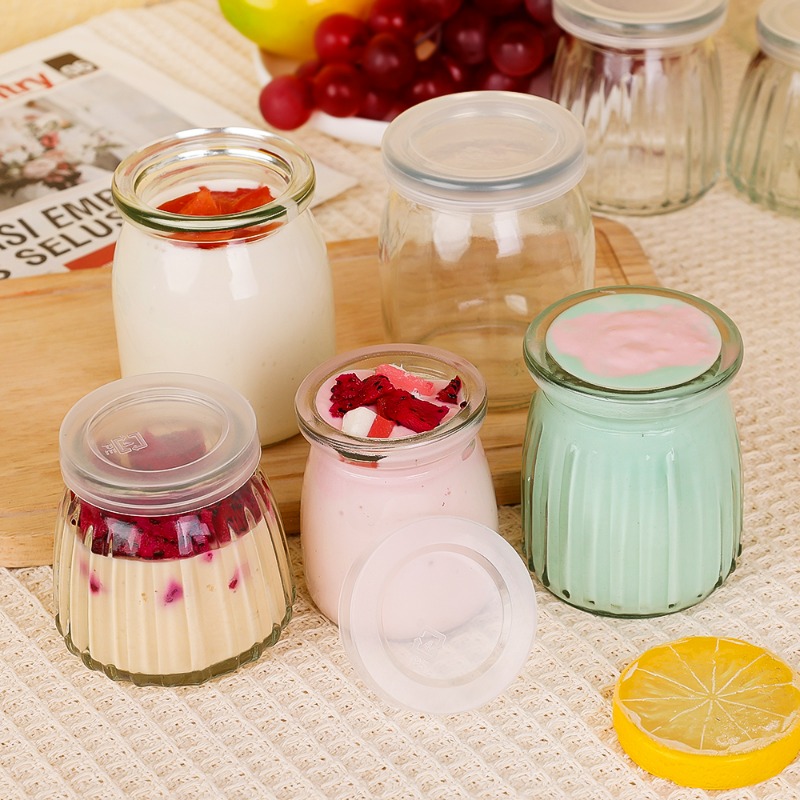 100/150/200ML Glass Yogurt Jar - Food Storage Glass Box recensione e prezzo