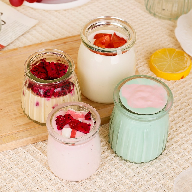 100/150/200ML Glass Yogurt Jar - Food Storage Glass Box recensione e prezzo