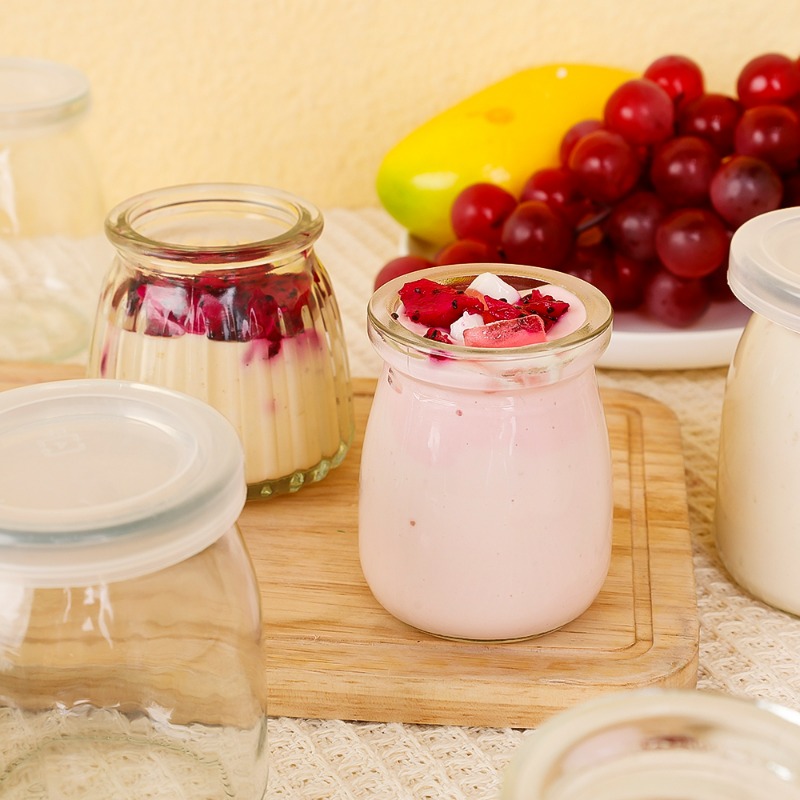 100/150/200ML Glass Yogurt Jar - Food Storage Glass Box recensione e prezzo