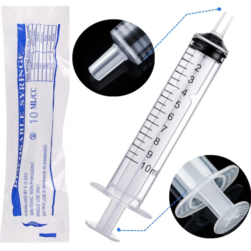 Plastic Syringes 10ml Without  - Food Storage Without Plastic recensione e prezzo