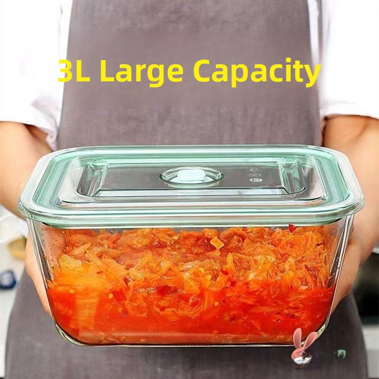 Large Capaci Glass Container S - Food Storage Glass Box recensione e prezzo