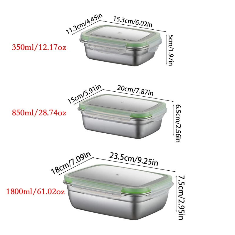 304 Stainless Steel Lunch Box  - Food Storage Cabinet recensione e prezzo