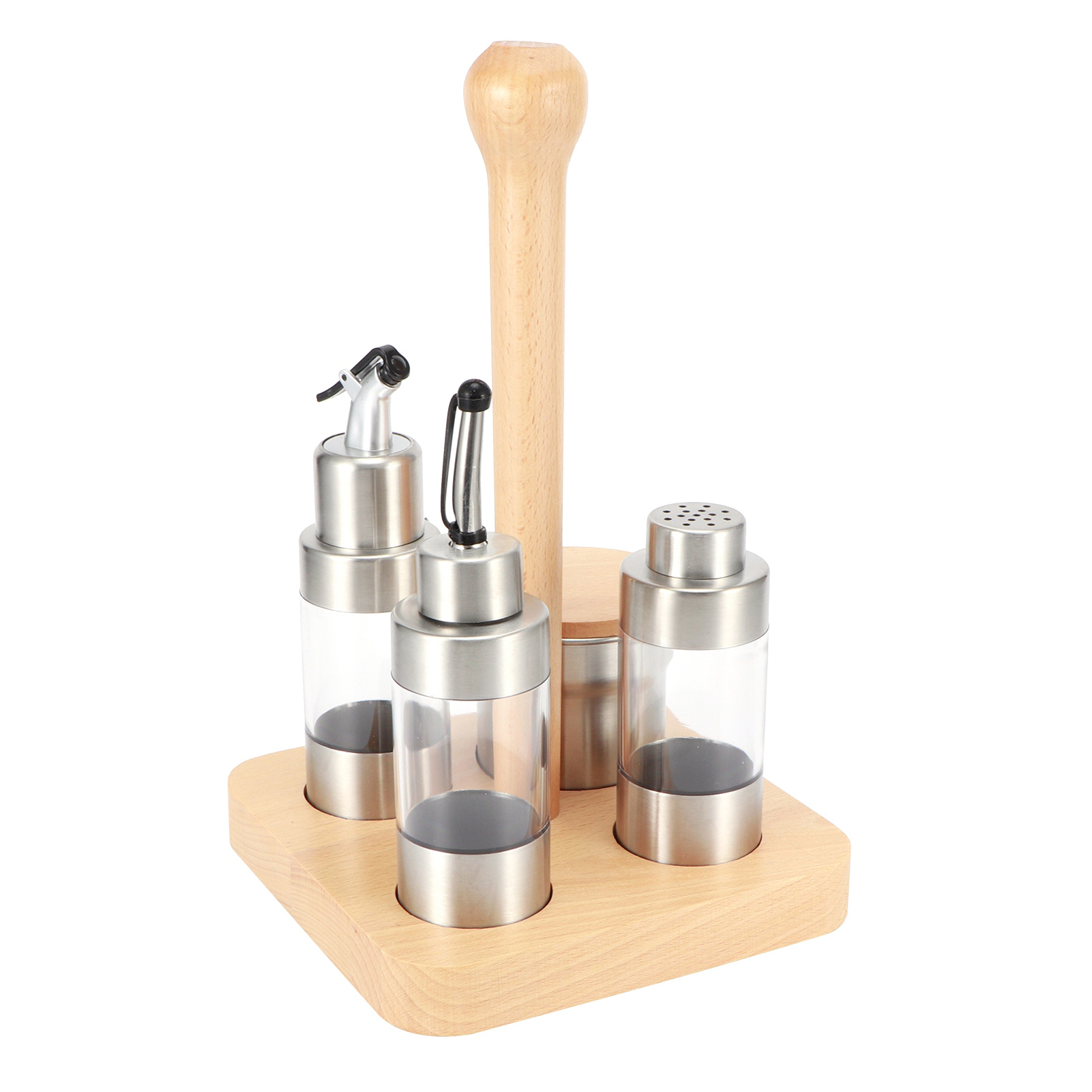 Wood Condiment Set Multi‑Funct - Herb Keeper Container recensione e prezzo