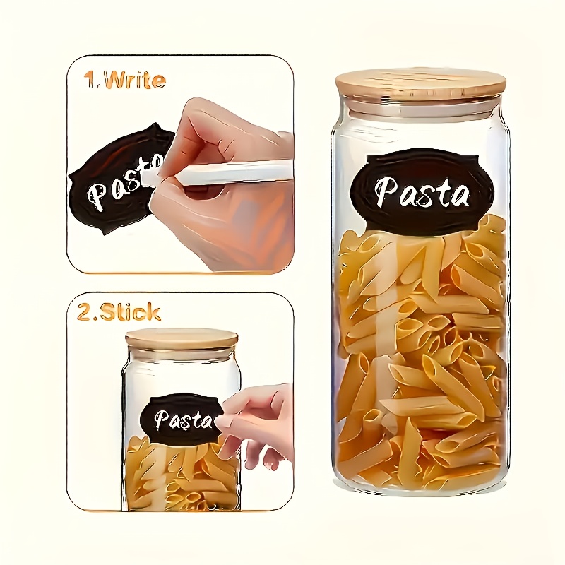 49PCS Kitchen Storage Labels | - Food Storage Jar Labels recensione e prezzo