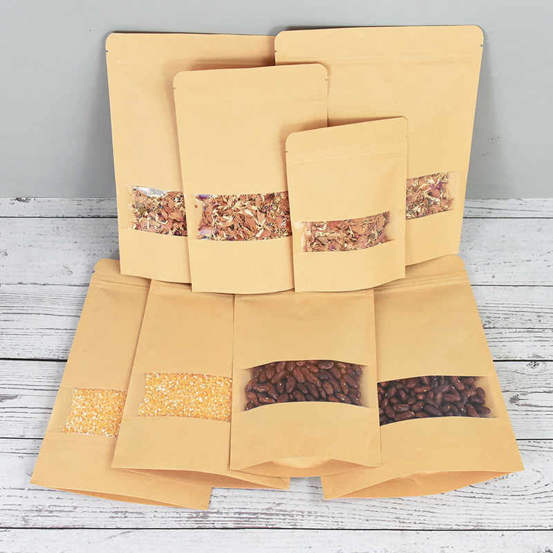 20/50pcs Kraft Paper Zip Lock  - Food Storage Zipper recensione e prezzo