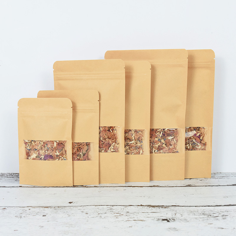 20/50pcs Kraft Paper Zip Lock  - Food Storage Zipper recensione e prezzo