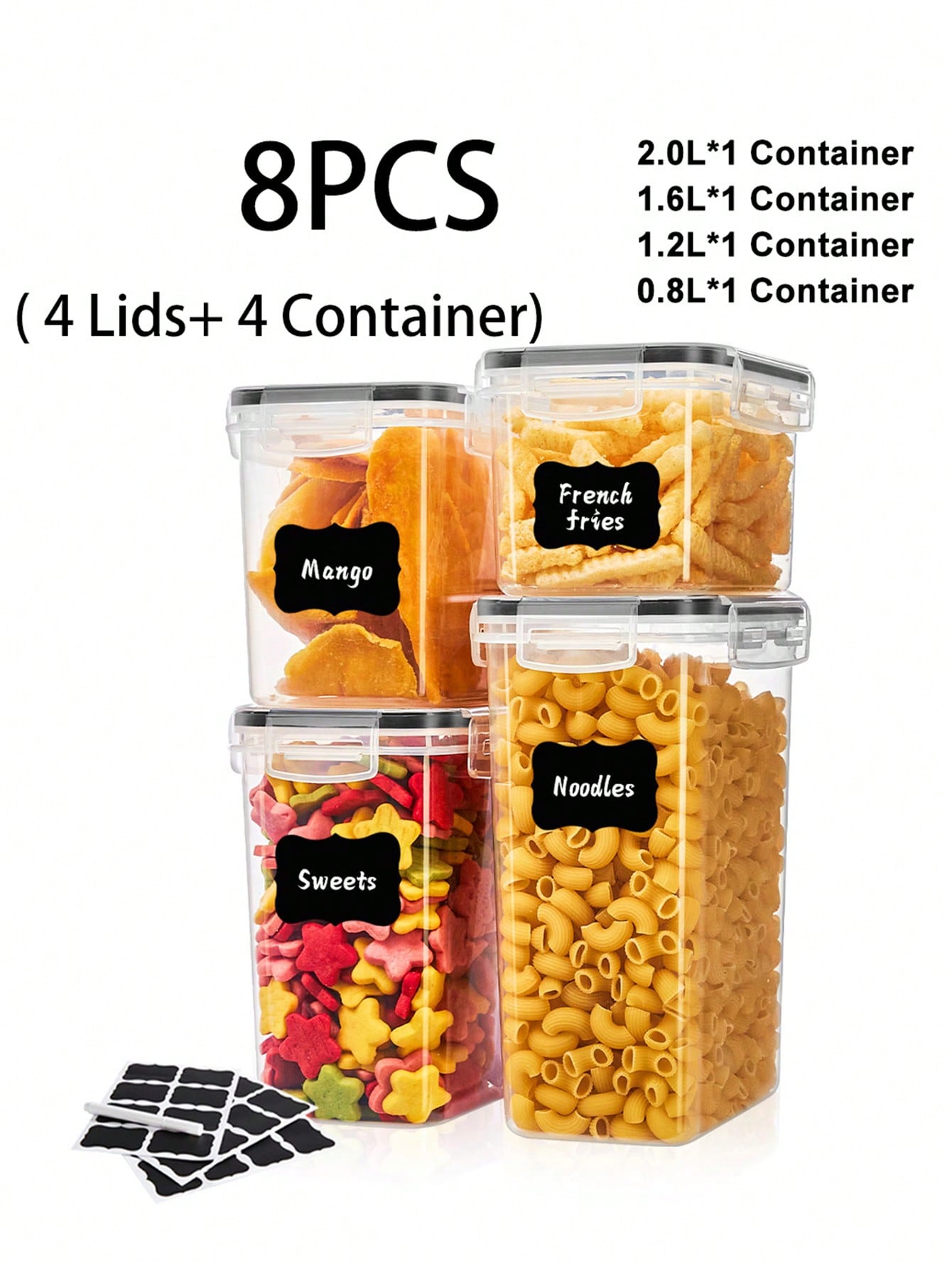 18pcs Storage And Organization - Food Storage Jar Labels recensione e prezzo