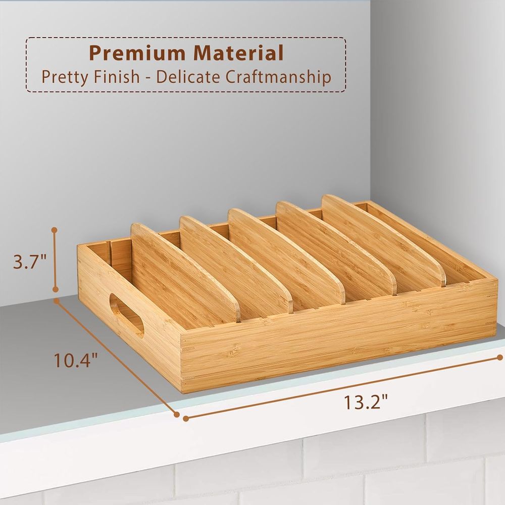 Kitchen Cabinet Organizer for  - Food Storage With Dividers recensione e prezzo