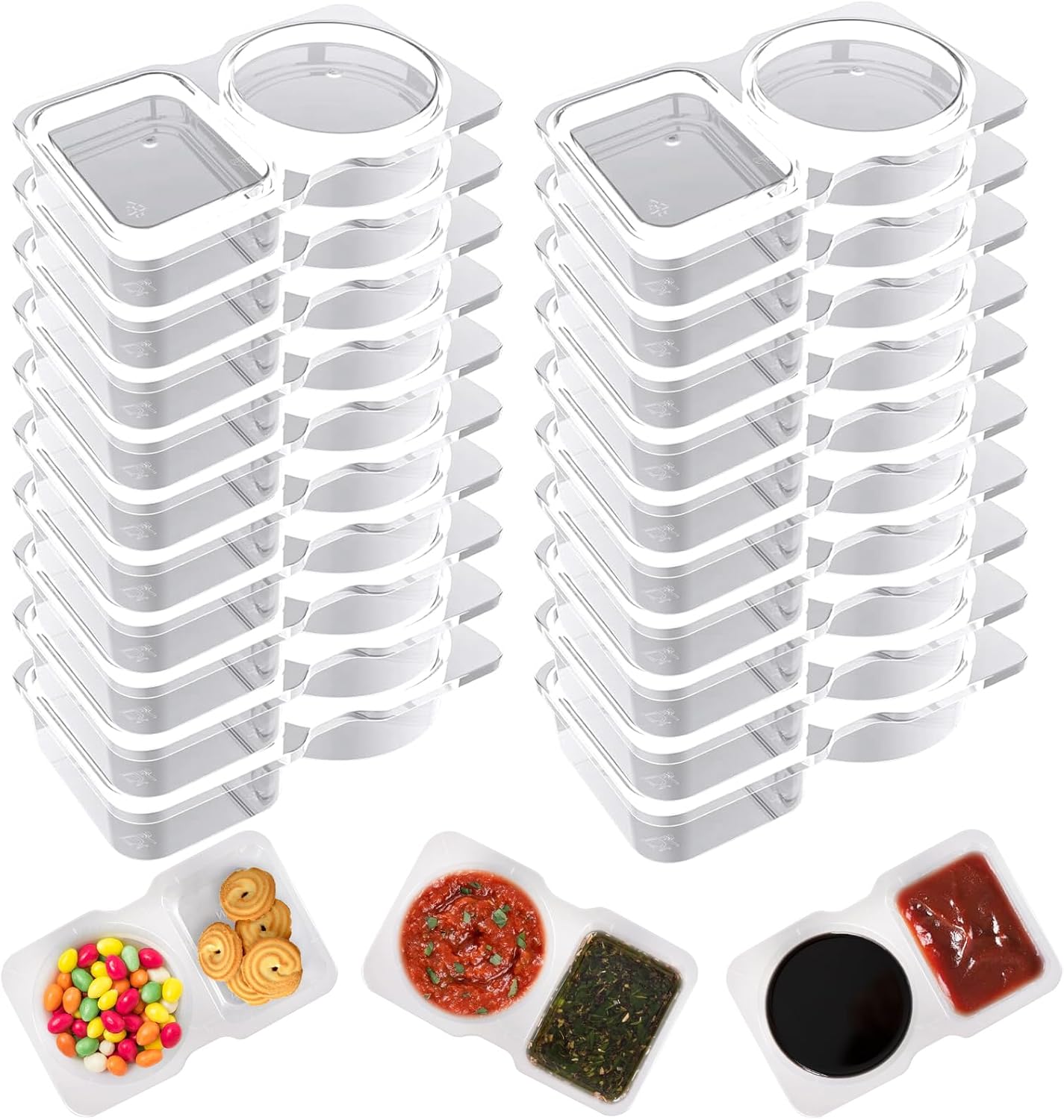 Double Compartment Condiment C - Food Storage Without Plastic recensione e prezzo