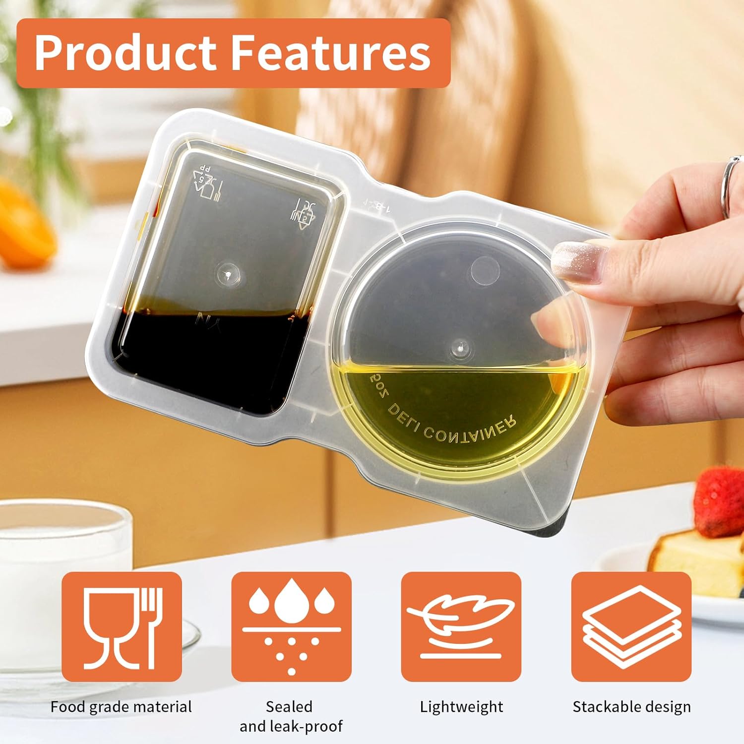 Double Compartment Condiment C - Food Storage Without Plastic recensione e prezzo