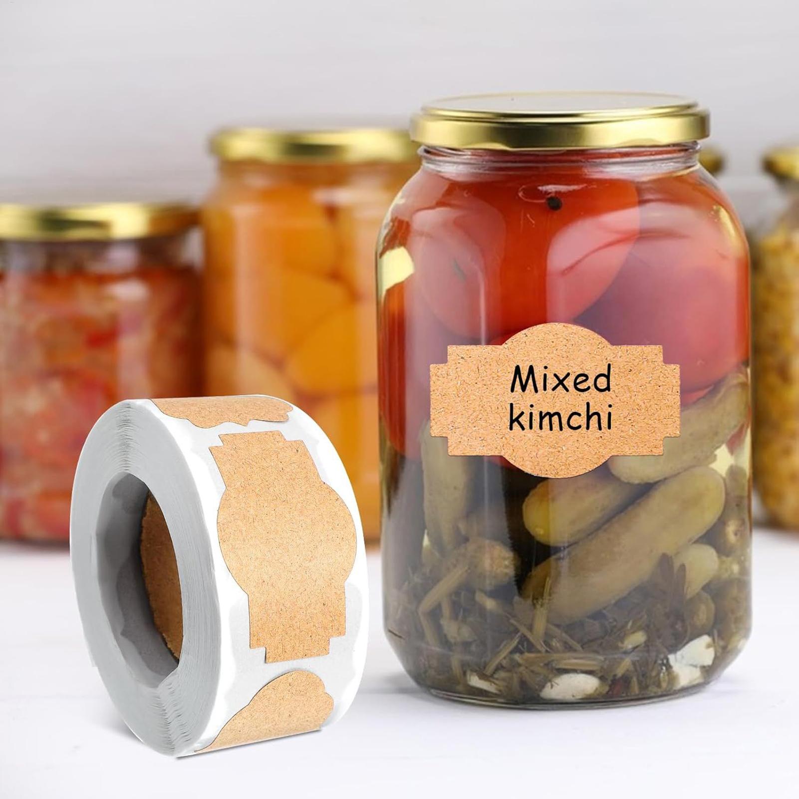 300 PCS Jar Labels Stickers Wr - Food Storage Jar Labels recensione e prezzo