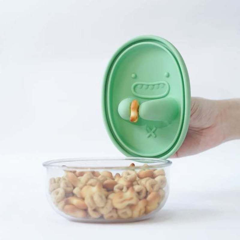 Generic No Mess Snack Box Sili - Food Storage Glass Box recensione e prezzo