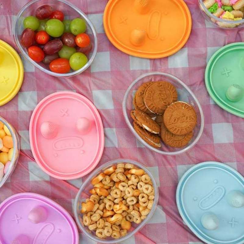 Generic No Mess Snack Box Sili - Food Storage Glass Box recensione e prezzo