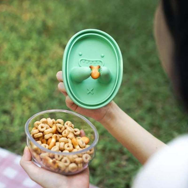 Generic No Mess Snack Box Sili - Food Storage Glass Box recensione e prezzo