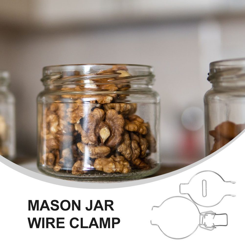 12Pcs Glass Jar Wire Clamps St - Food Storage Design recensione e prezzo