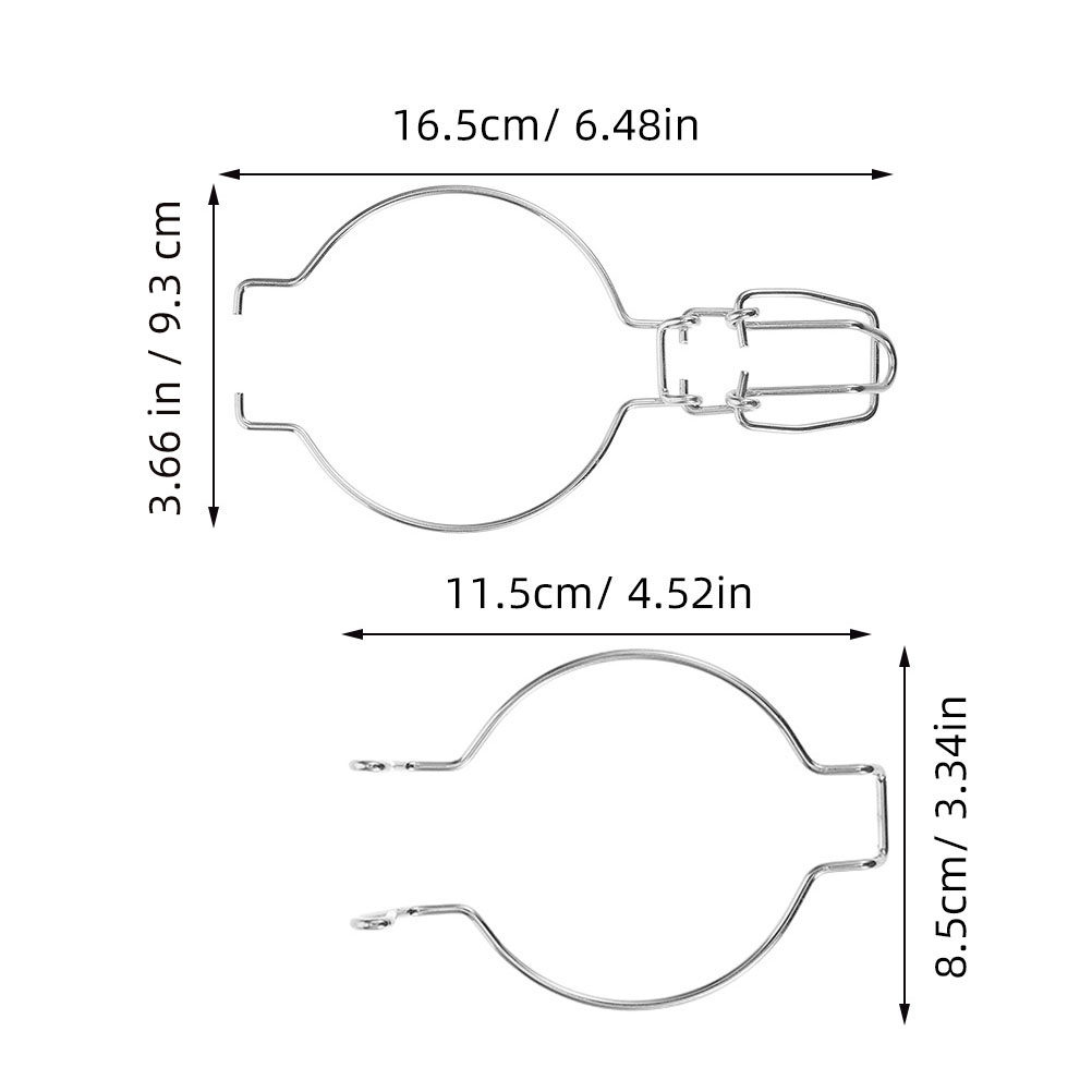 12Pcs Glass Jar Wire Clamps St - Food Storage Design recensione e prezzo