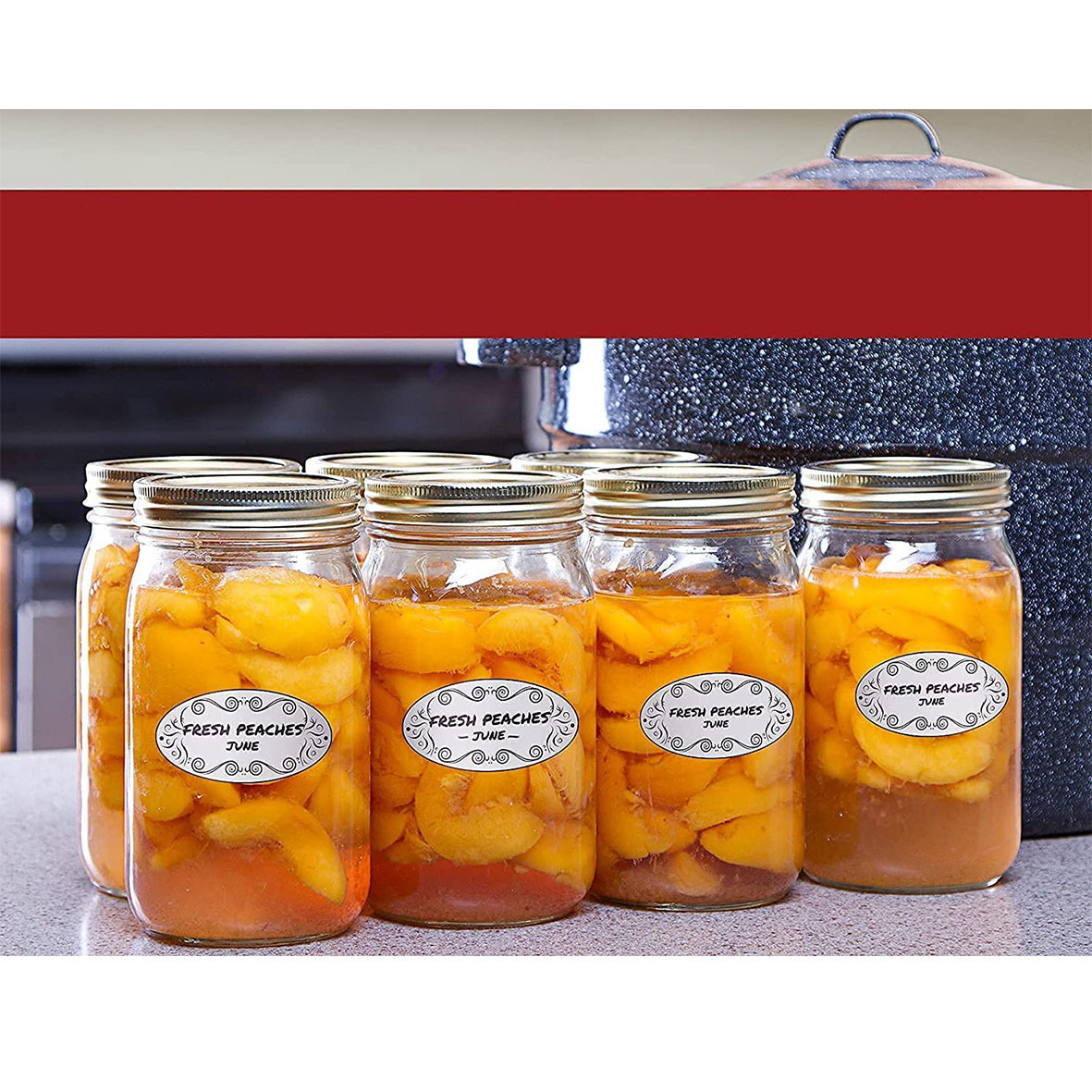 150Pcs Oval Canning Labels for - Food Storage Jar Labels recensione e prezzo