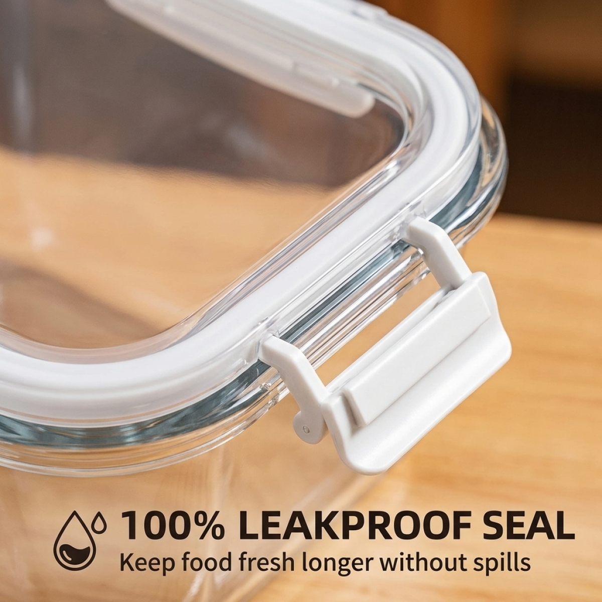 Large Capacity Borosilicate Gl - Food Storage Glass Box recensione e prezzo