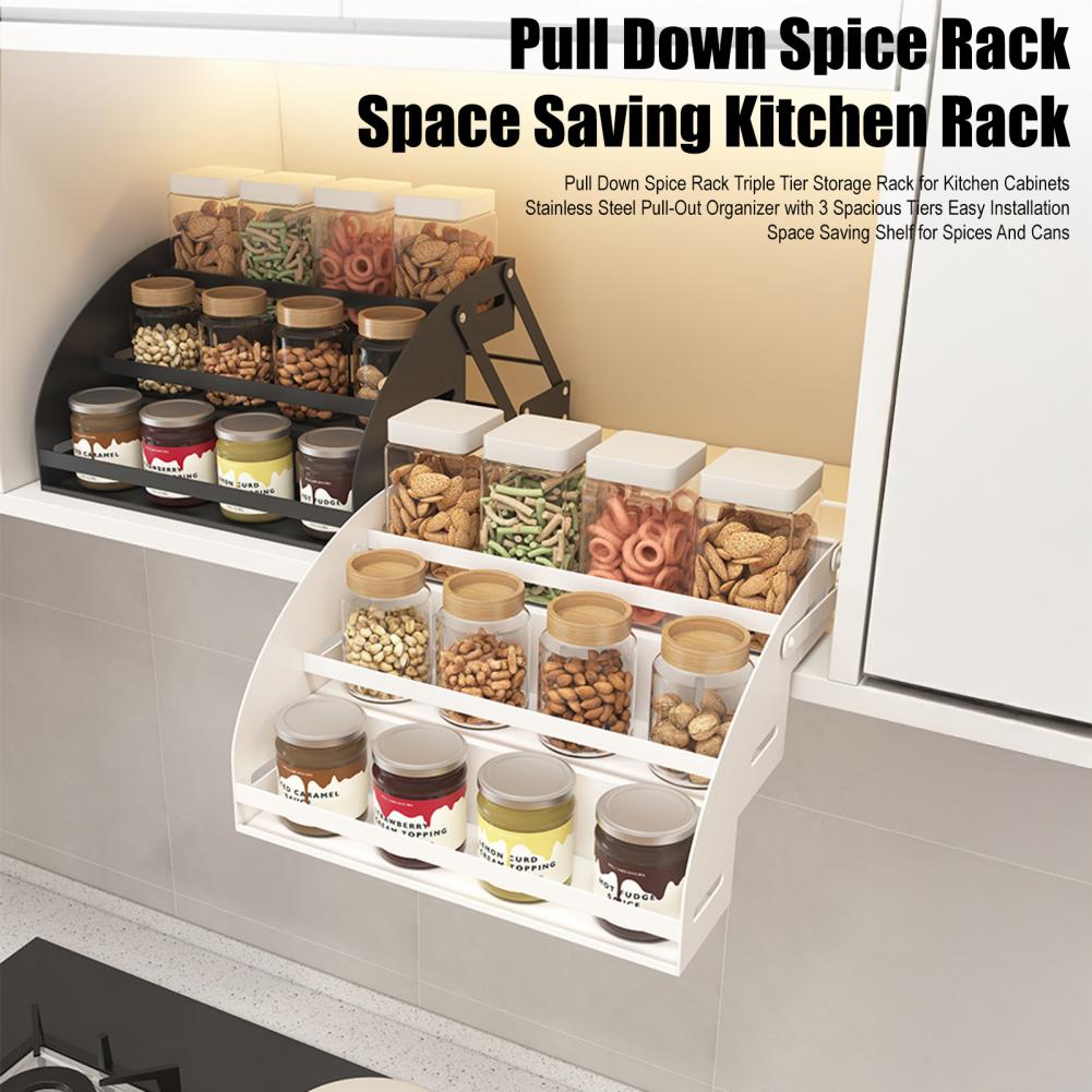 Triple Tier Spice Organizer 3- - Food Storage Without Plastic recensione e prezzo