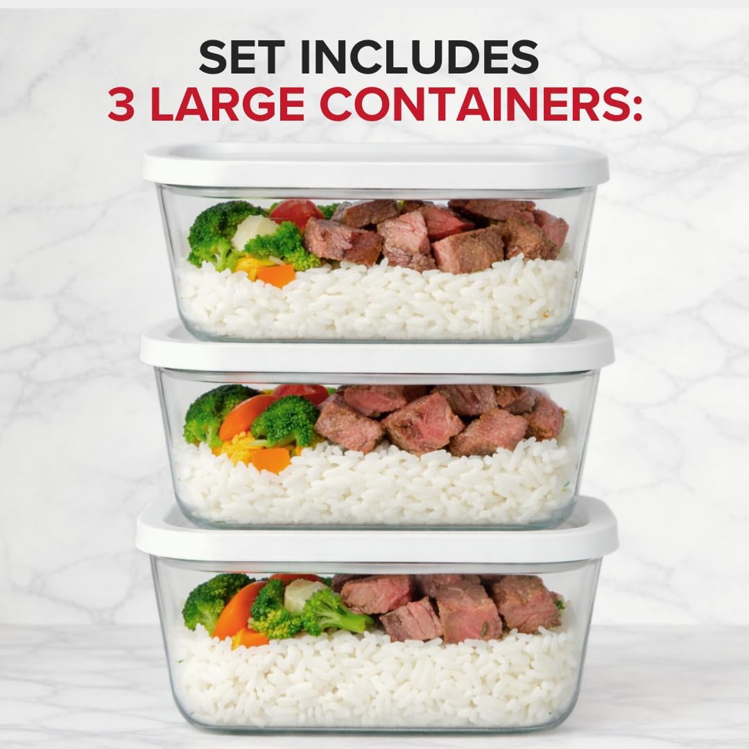 Vacuum Seal Glass Containers S - Food Storage Glass Set recensione e prezzo