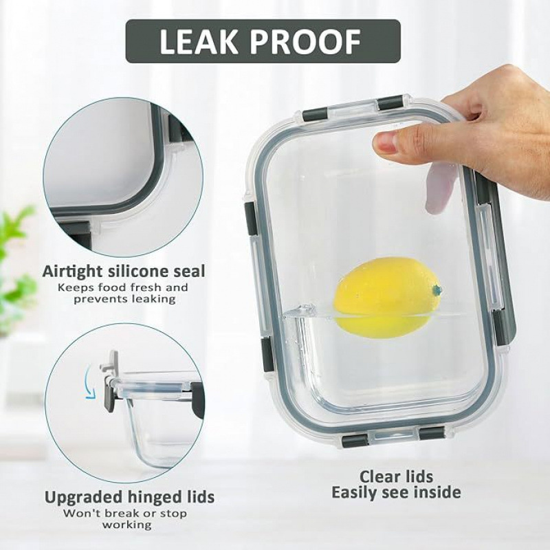 Glass Food Storage Container W - Food Storage Glass Box recensione e prezzo