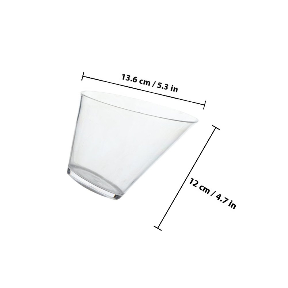 4Pcs Clear Acrylic Salad Bowls - Food Storage Design recensione e prezzo