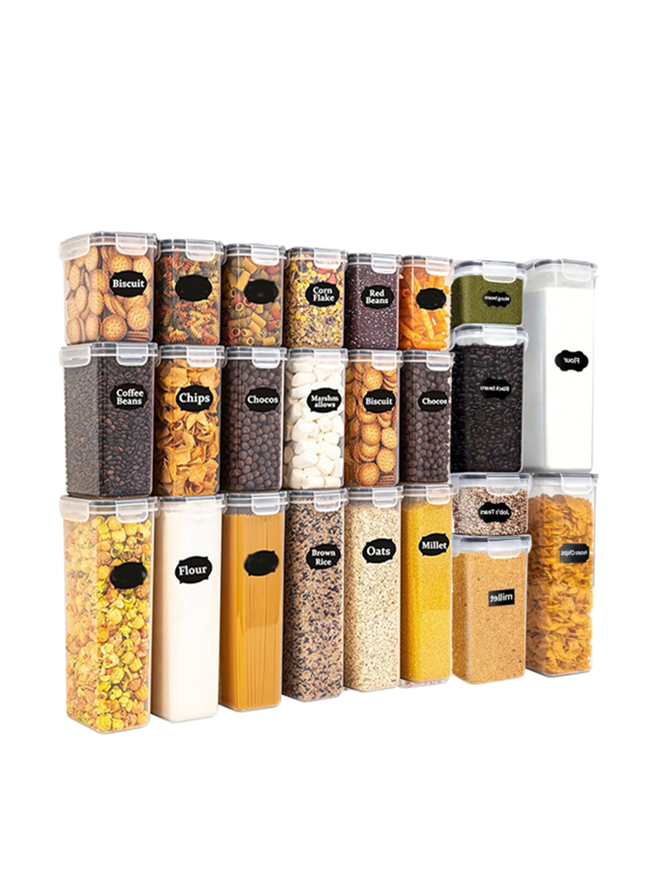12pcs，Airtight food storage co - Food Storage Jar Labels recensione e prezzo