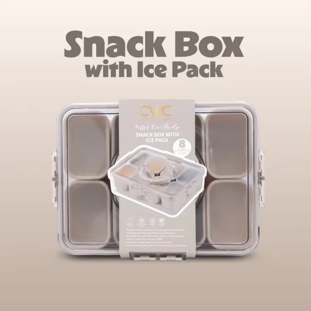 8-Compartment Snack Box Food S - Portion Control Container recensione e prezzo