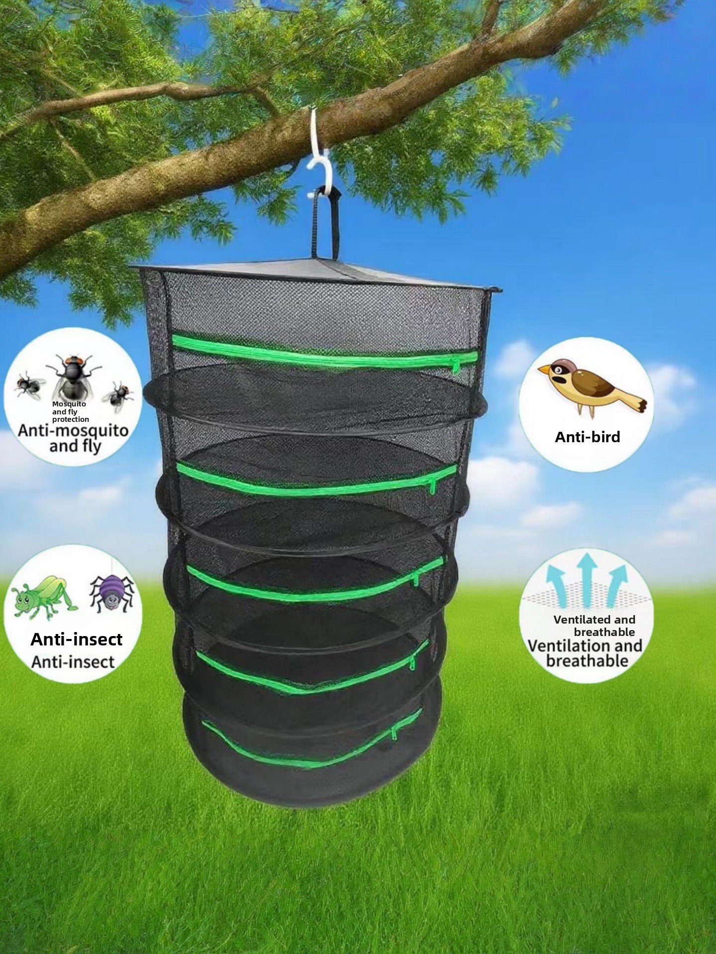 Food Grade Dry Goods Sun Dryin - Food Storage Net recensione e prezzo