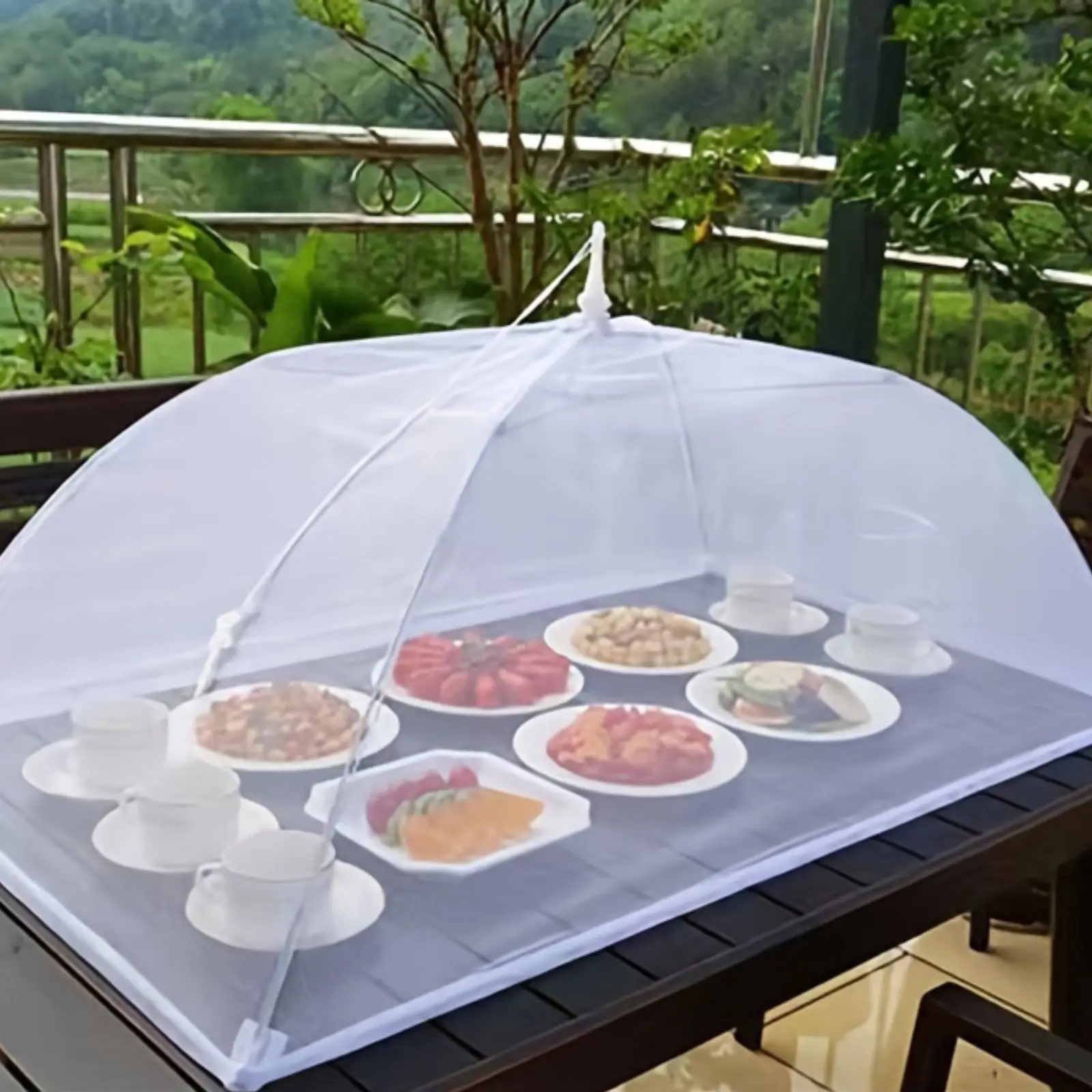 Large pop-up white mesh food c - Food Storage Net recensione e prezzo