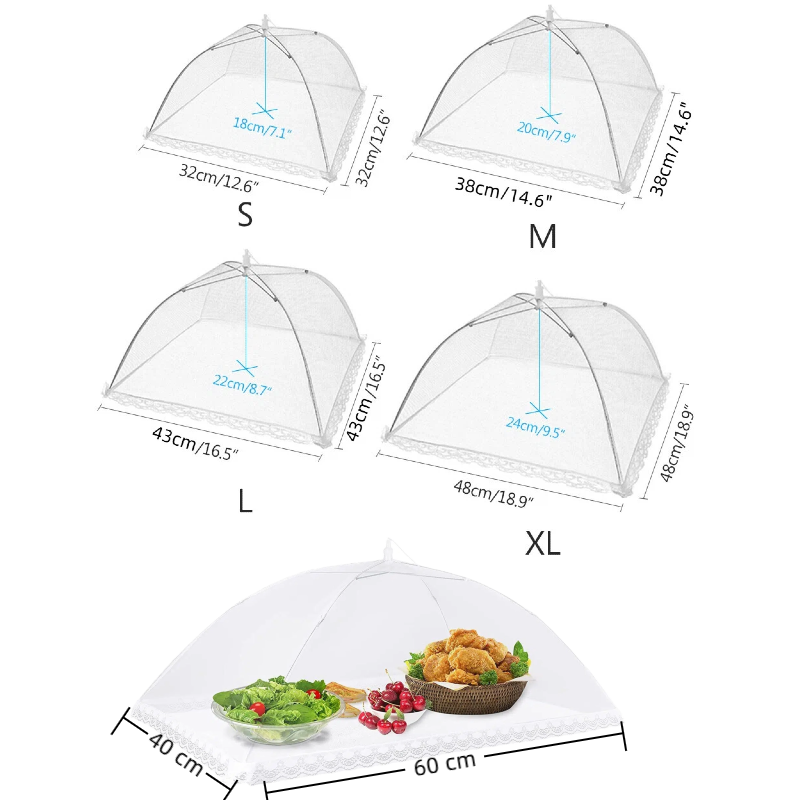 Large pop-up white mesh food c - Food Storage Net recensione e prezzo