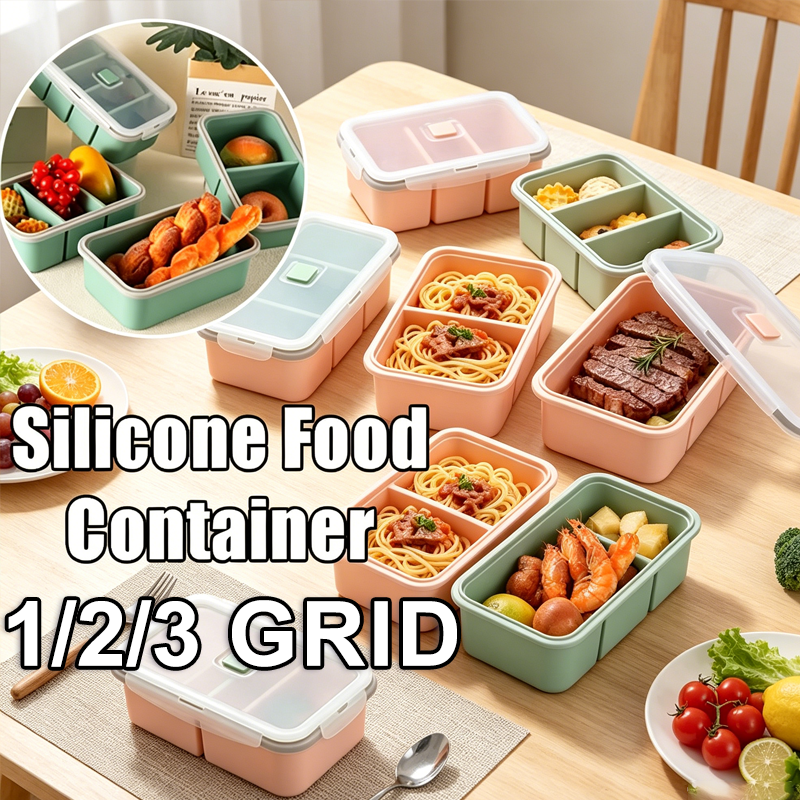 Reusable Large Divided Silicon - Food Storage With Dividers recensione e prezzo