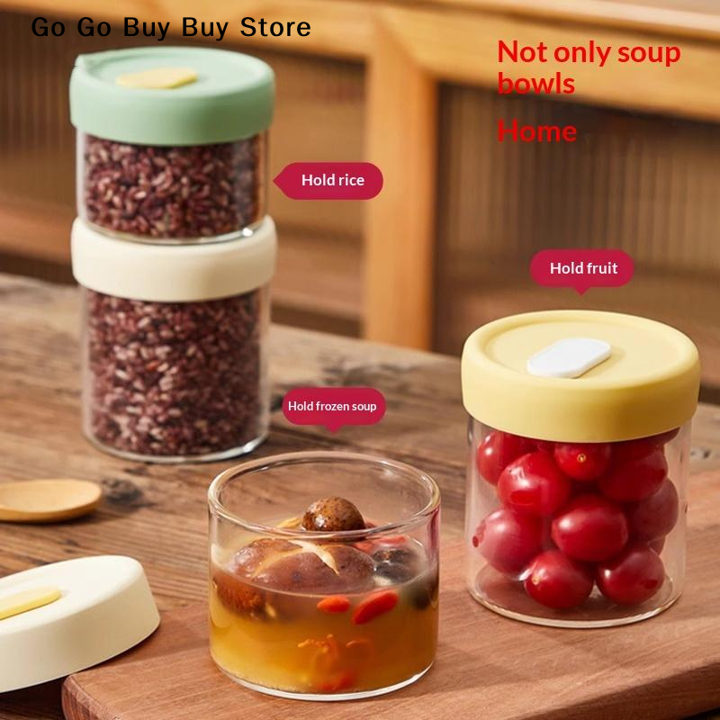 【ST】1Pc 240/400ML Glass Food S - Food Storage Heat recensione e prezzo