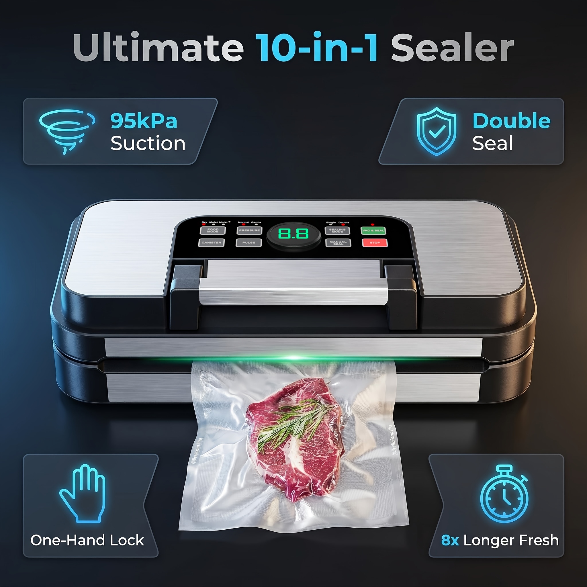 Vacuum Sealer Machine, 95000 P - Food Storage Heat recensione e prezzo