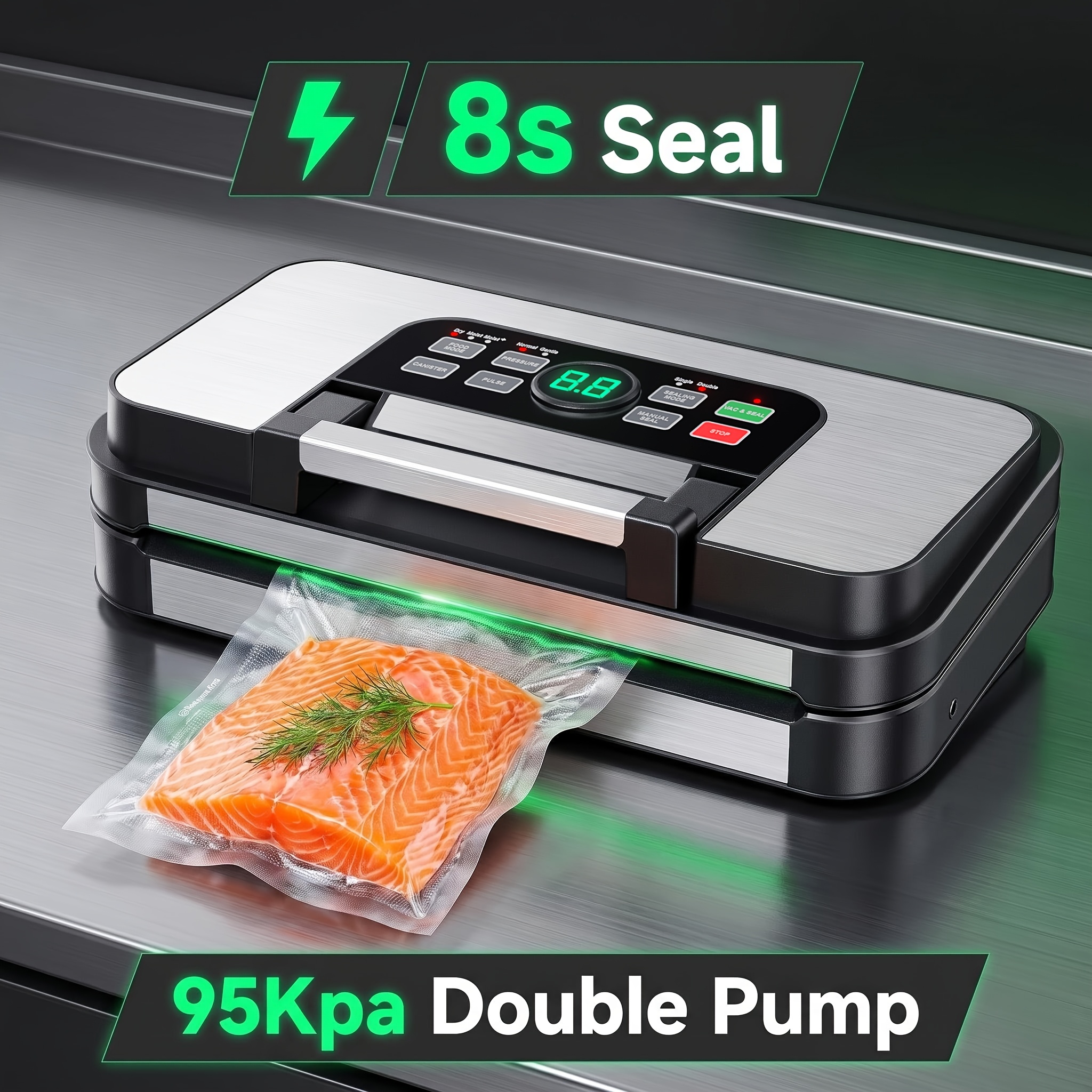 Vacuum Sealer Machine, 95000 P - Food Storage Heat recensione e prezzo