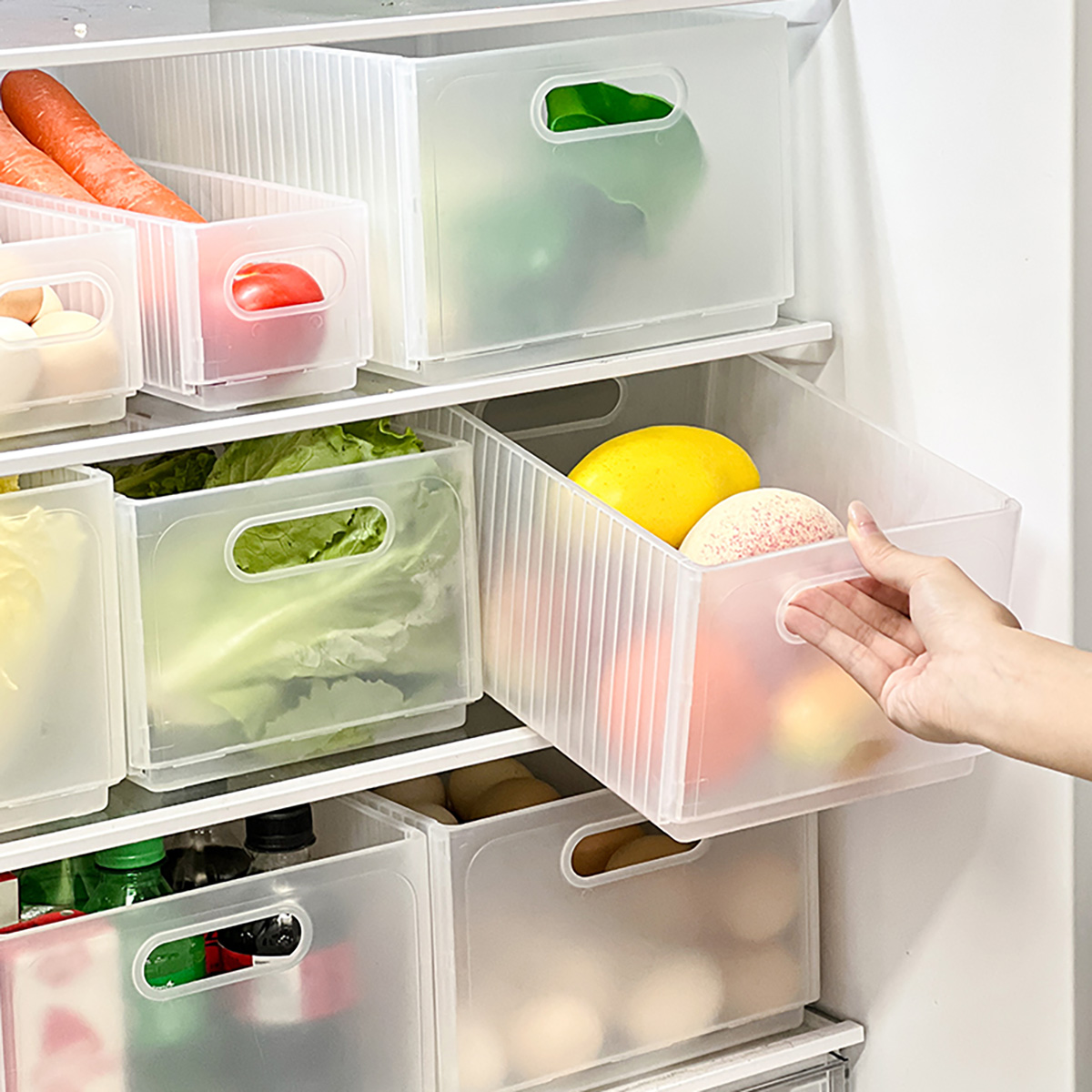 Foldable Plastic Fruit Vegetab - Food Storage With Dividers recensione e prezzo