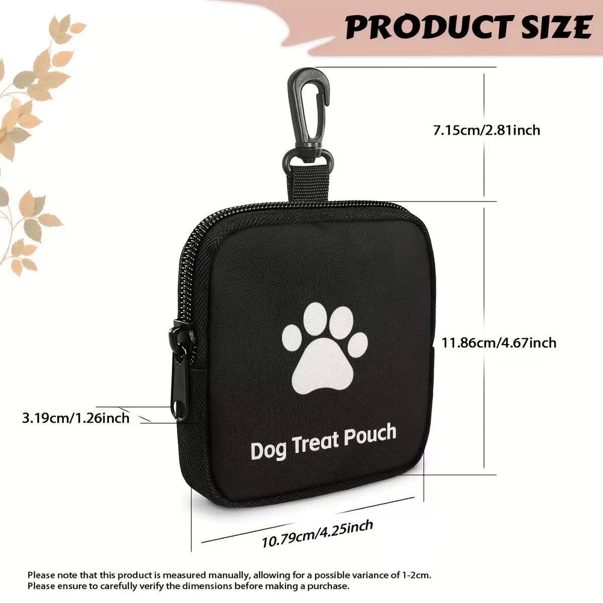 Portable Dog Training Treat Ba - Food Storage Zipper recensione e prezzo
